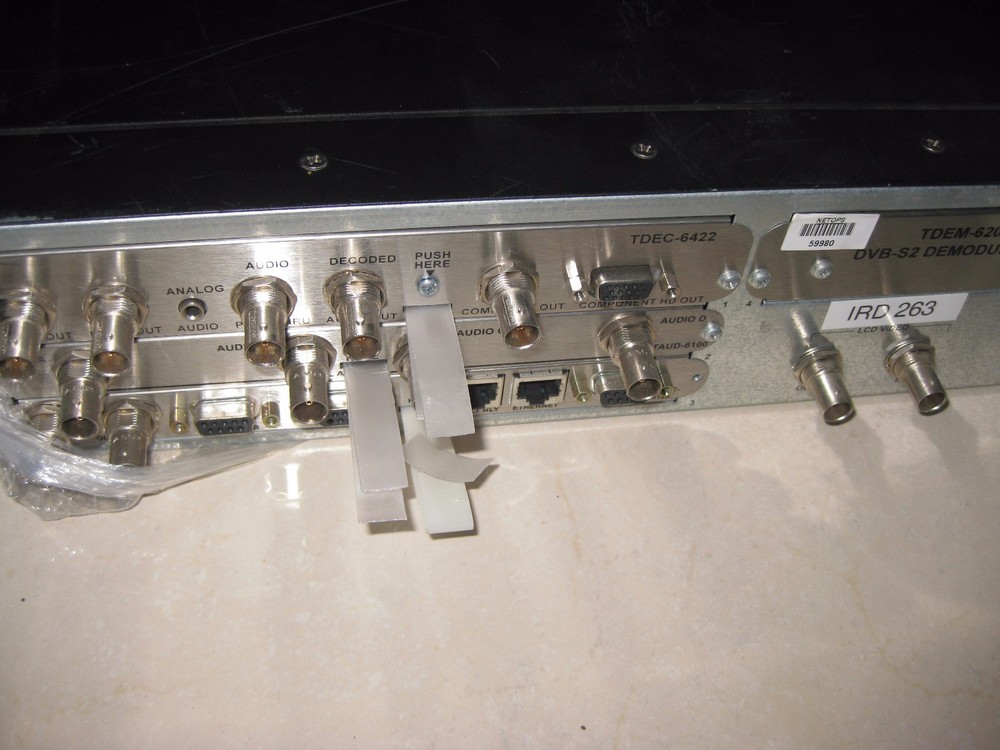 Tiernan HD4000 Profesional Standard def Decoder TDEC 6422,TDEM-6200 Fully Loaded