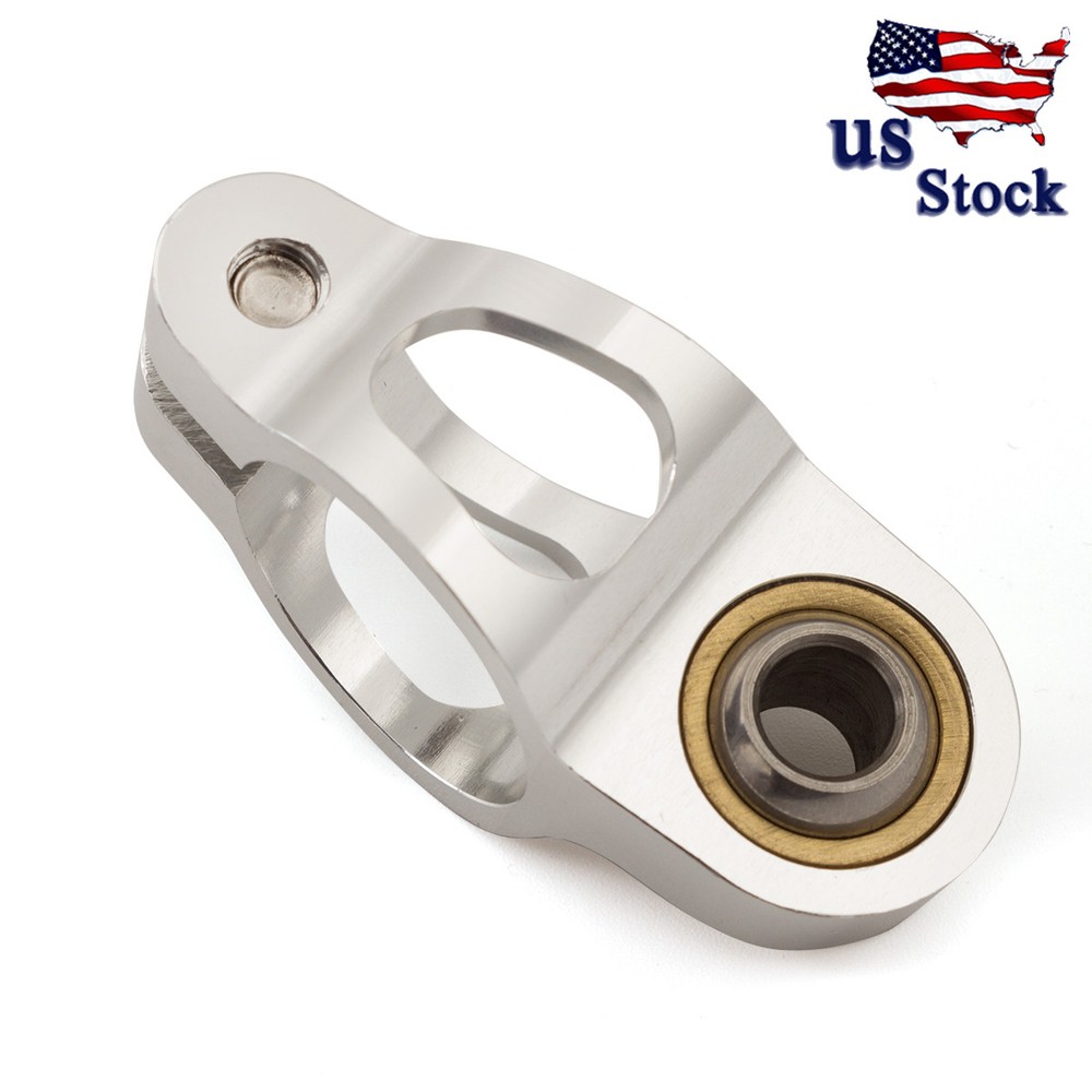 Universal Aluminum Adjustable Steering Damper Stabilizer Motorcycle Part Silver