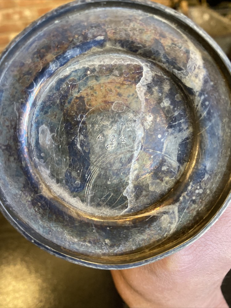 Antique Reed & Barton Silver Plated Goblet Cup, 404