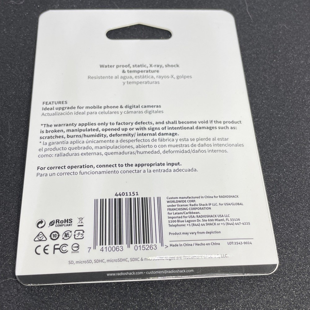 RadioShack Micro Sd Xc 64 Gb Class 10