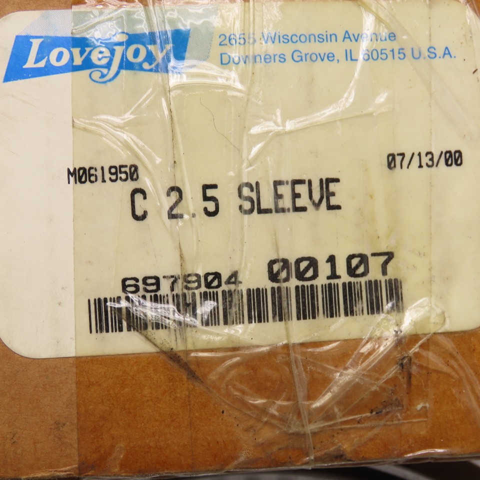 Lovejoy C 2.5 Sleeve Continuous Coupling Sleeve