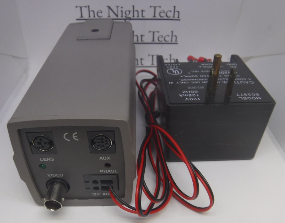 COHU High Performance CCD Camera 4915-2000 w/ Power Supply