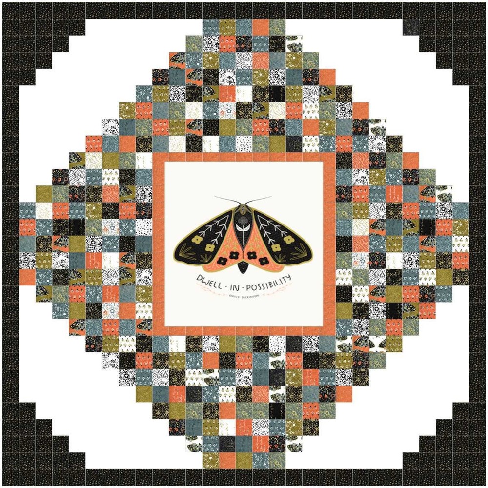DWELL IN POSSIBILITIES Charm Panel Quilt Pattern