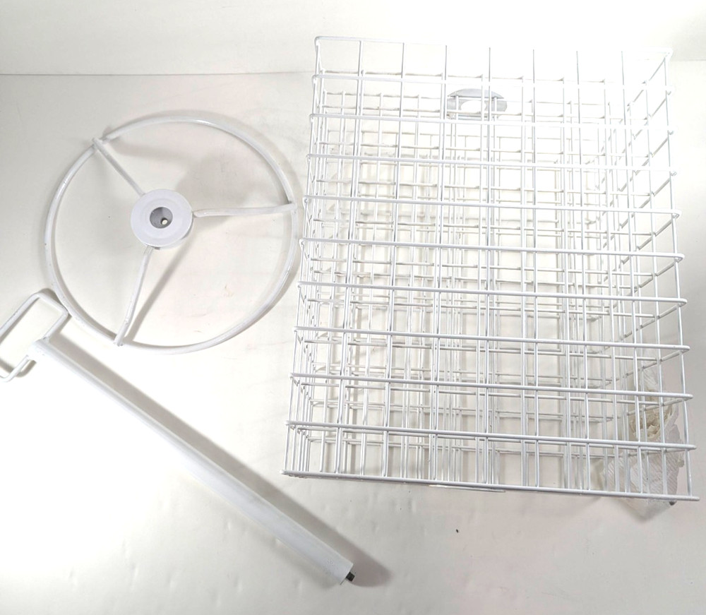 Spinning Craft Paint Storage Holder Rack White