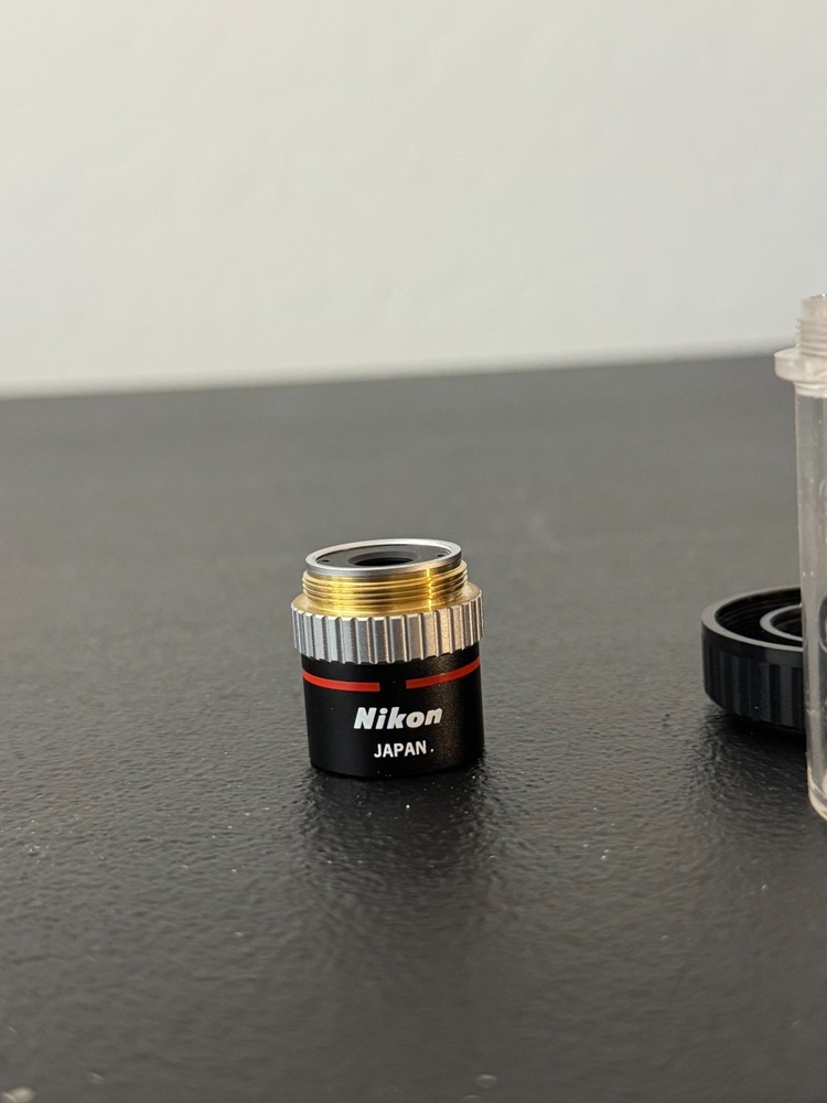 Nikon E 4/0.10 160/- Microscope Objective Lens for Alphaphot | with Original Nik