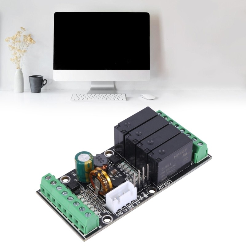 PLC Control Board Supports Analog Inputs FX2N-10MR Streamlined Easy to Use