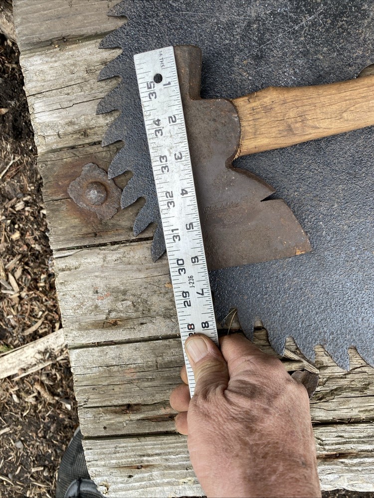 Vintage PHILADELPHIA Tool Co Script Logo Hatchet Carpentry Tool