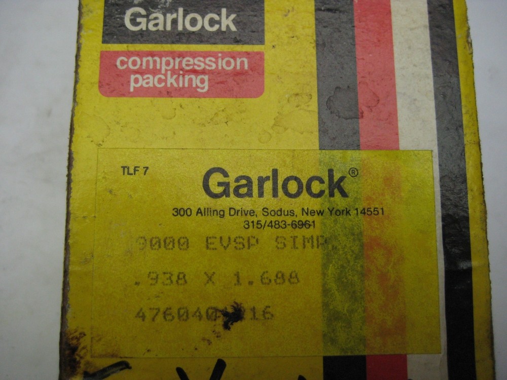 GARLOCK 9000EVSPSIMP COMPRESSION PACKING NSMP