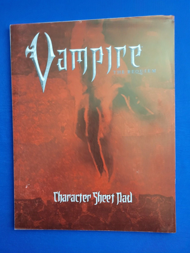 Character Sheet Pad - Vampire the Requiem WW25701
