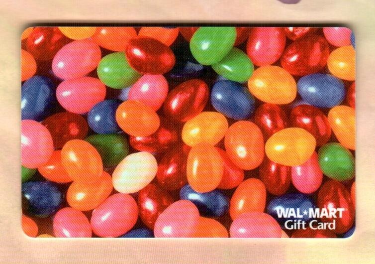 WALMART Jellybeans, Easter ( 2008 ) Gift Card ( $0 )