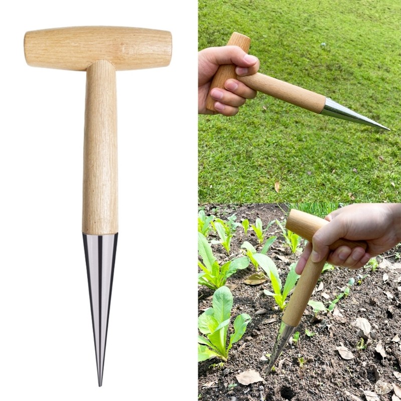 Professional Planting Tool T Handle Digger Perfect for Digging Hole in Garden