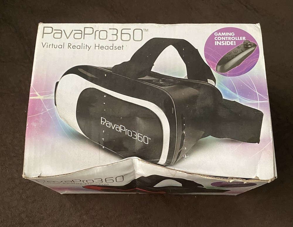 PavaPro360 Virtual Reality Headset with Gaming Controller VR Headset