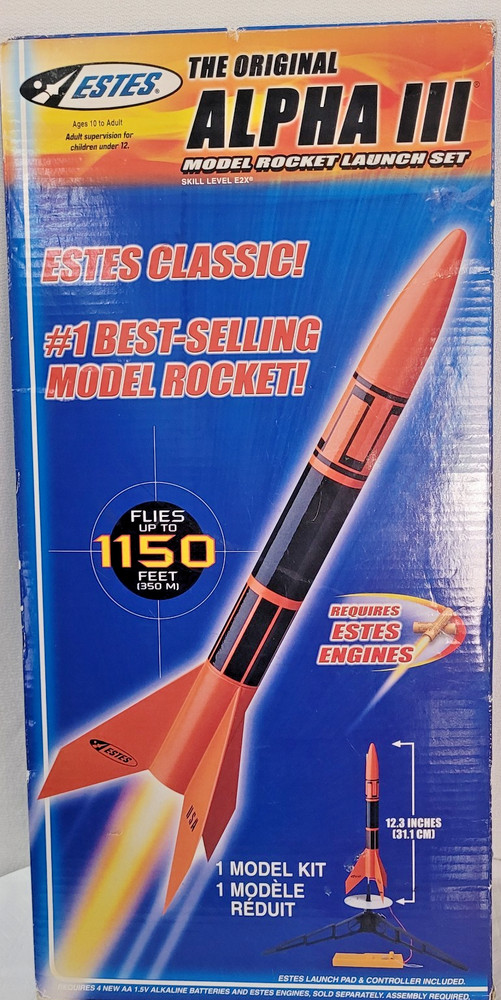 Estes Alpha lll Model Rocket and Launch Set