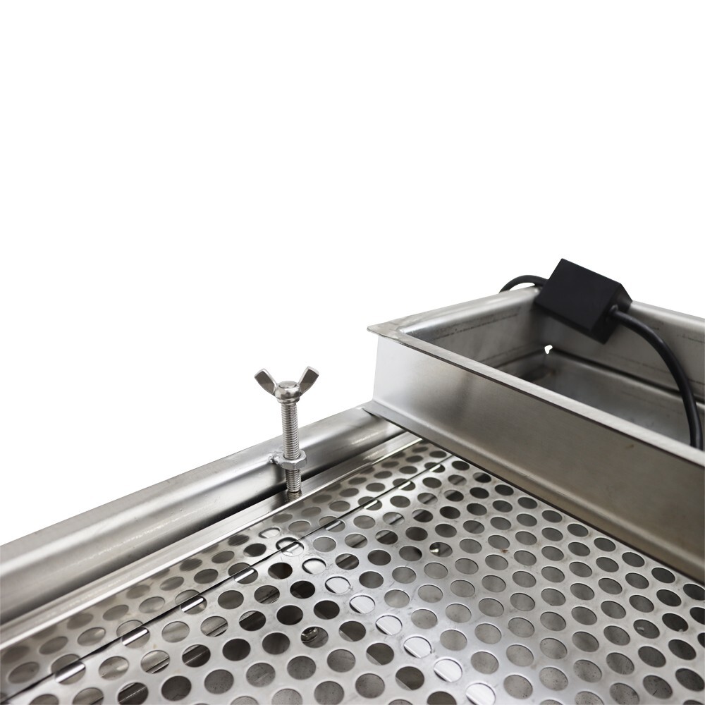 One Layer Small Stainless Steel Linear Vibrating Screen 12mm Sieve Deck Shaker