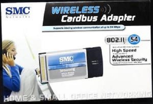 SMC SMCWCB-G WIRELESS Cardbus Adapter 802.11g