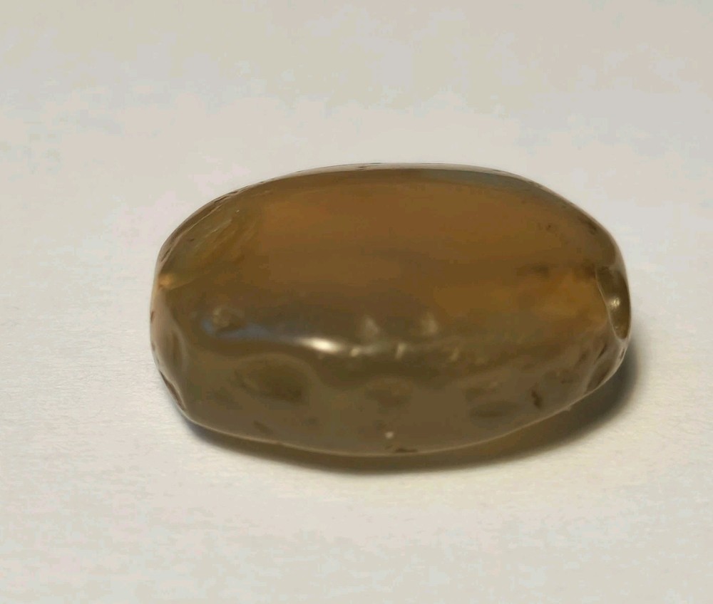 ANCIENT RARE CHALCEDONY AGATE TABULAR BEAD