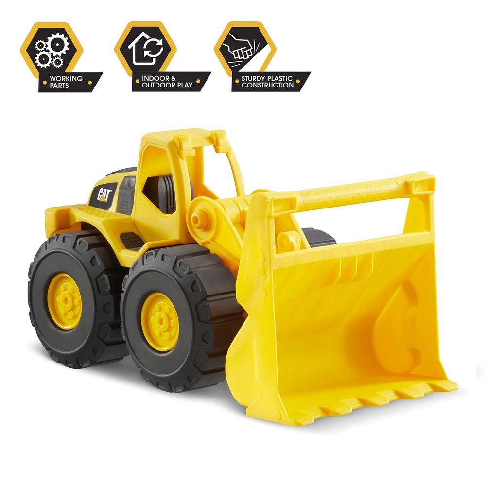 Construction Toys, Construction Fleet 10" Front Loader Toy - Heavy‑Duty Plastic,