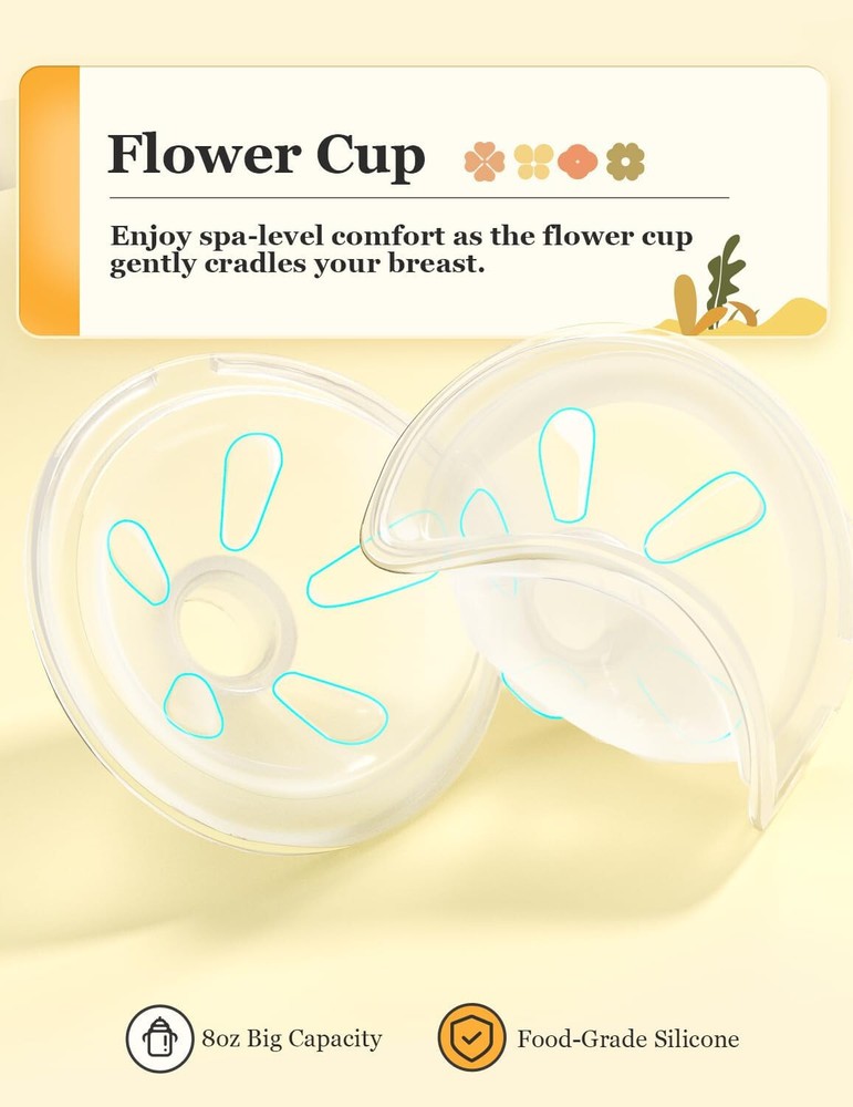 BIOBOO Hug Spa-Level Breast Pump Hands Free Replacement Access. Double Sealed
