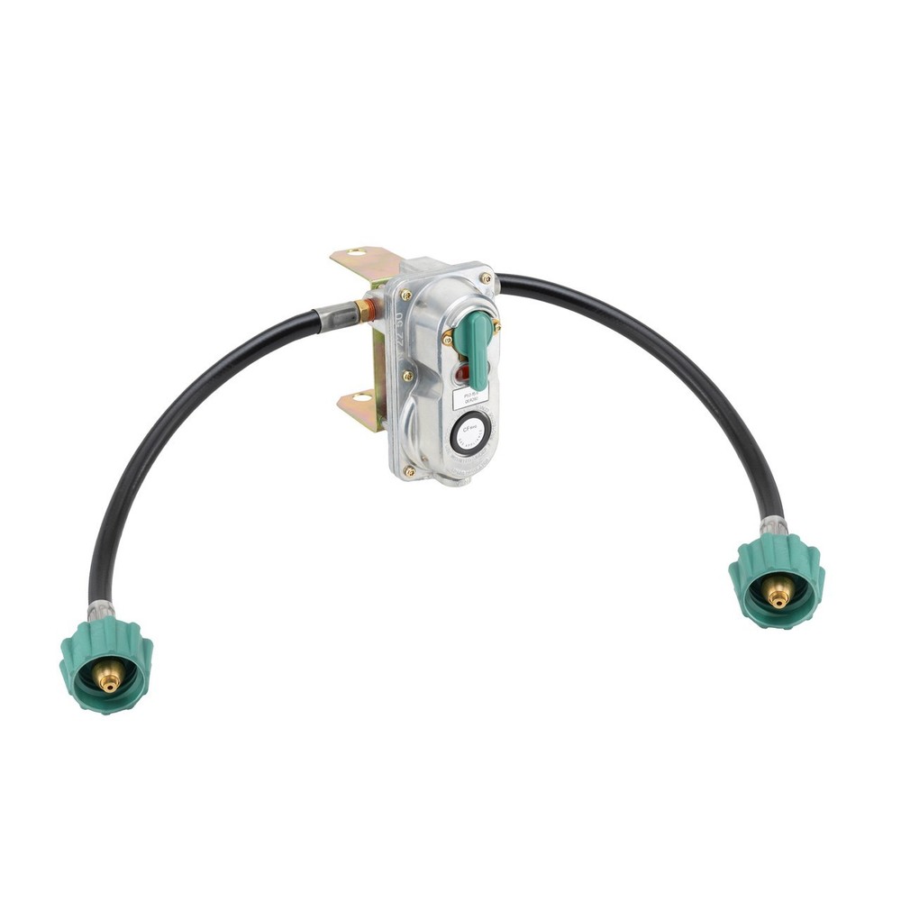 RecPro RV LP Propane Gas Regulator | 250 PSI | 11.5" Pigtail Hose Connector
