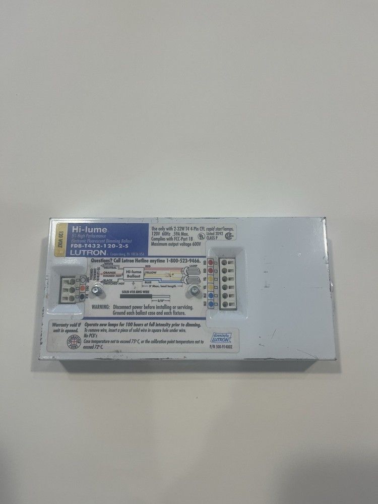 Lutron Electronicdimming Ballast Fluorescent