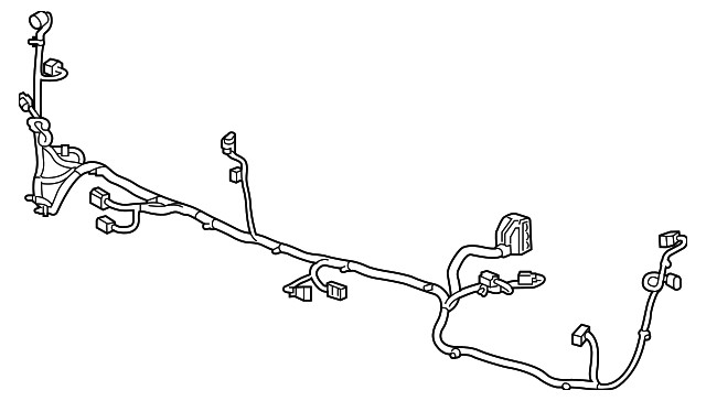 Genuine GM Front Object Alarm Sensor Wiring Harness 84403679
