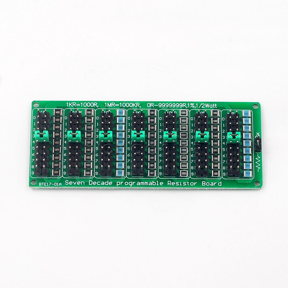 Programmable Resistor Board 8-segment 1R Accuracy 0.1R/1R - 9999999R Module