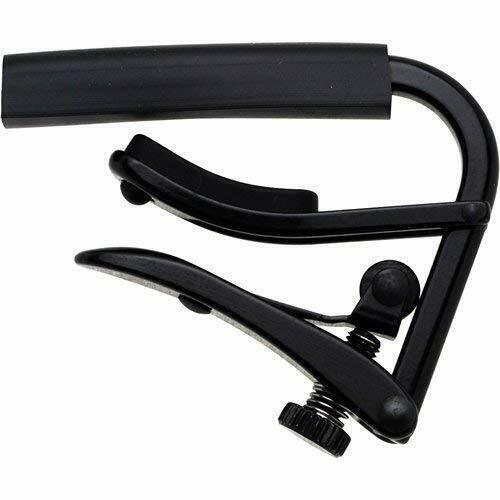 Shubb Capo for Steel String Guitar Black Chrome