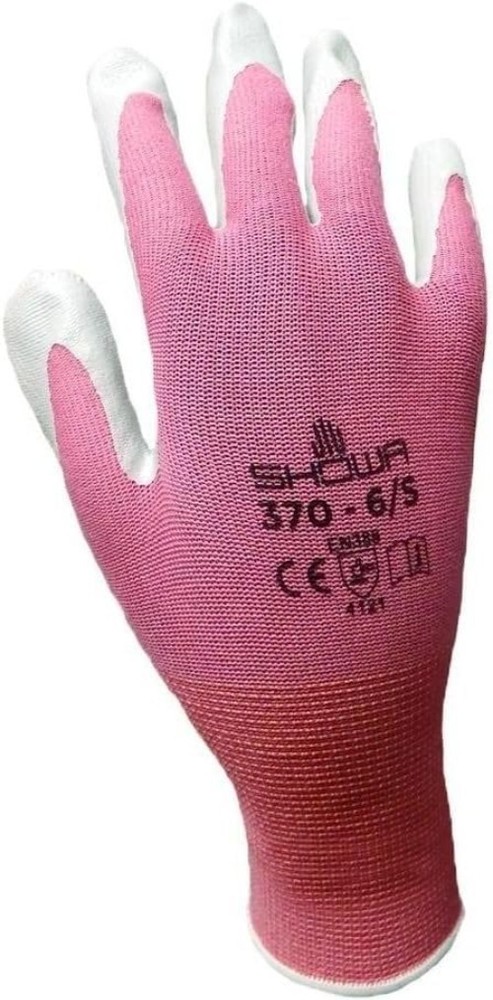 Lightweight Nitrile Garden Gloves - 4 Pack, Size Medium