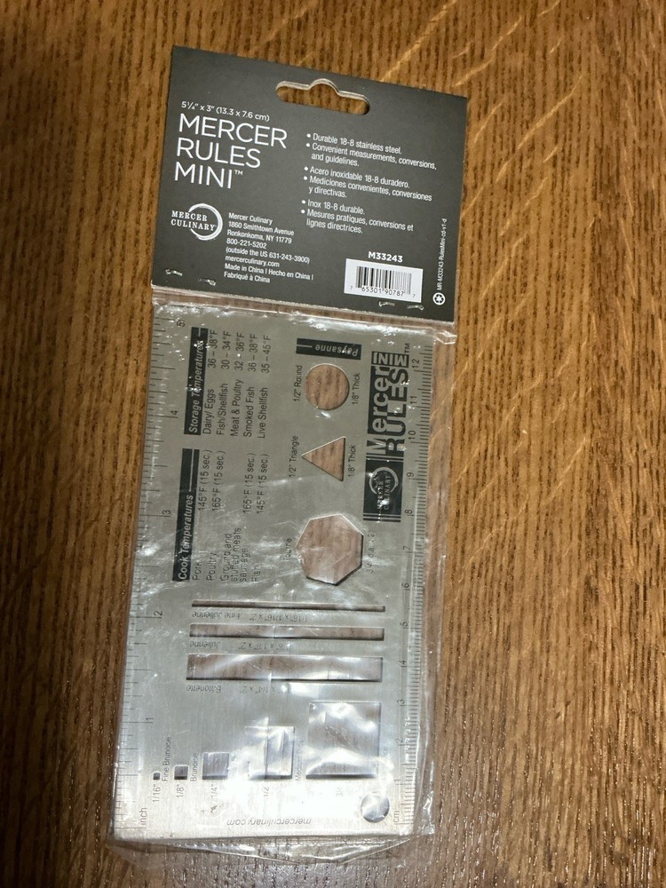 Mercer “Rules Mini” Culinary Ruler