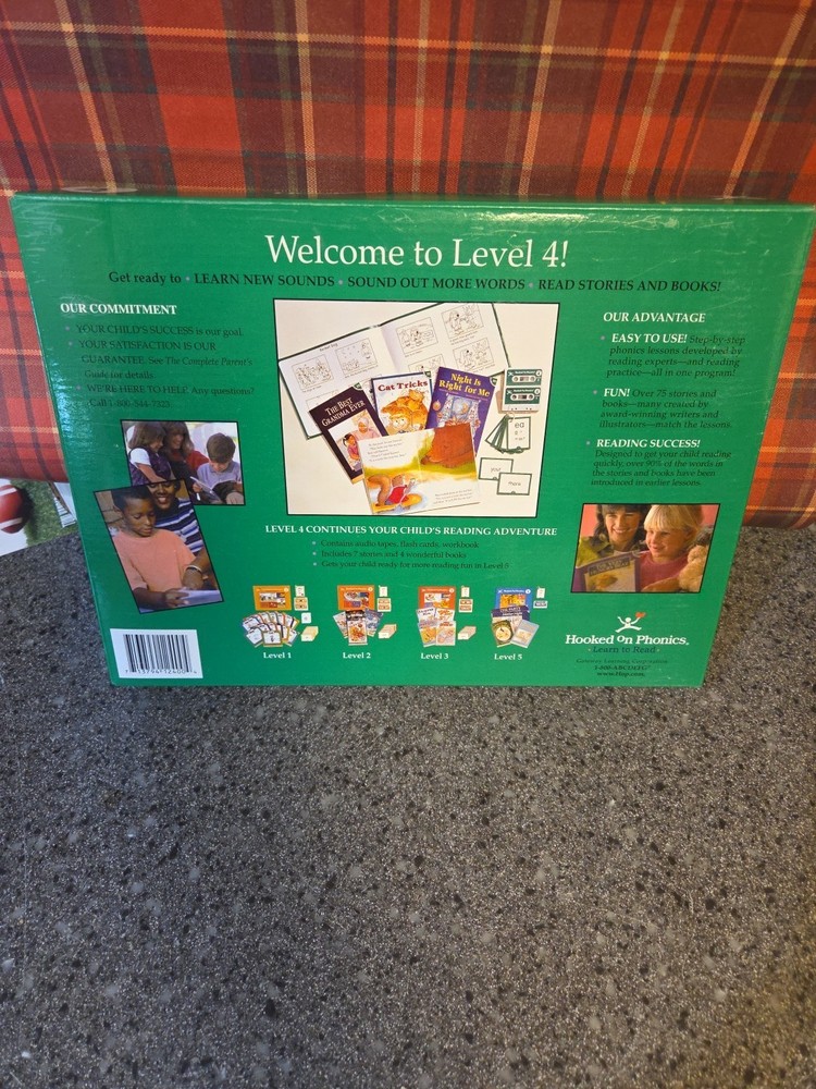 Hooked On Phonics- Level 4- Open Box But Brand New