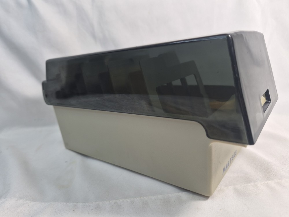 VTG ALS Computermate 3.5" Floppy Disk 1987 Storage Case Holder Diskette Beige