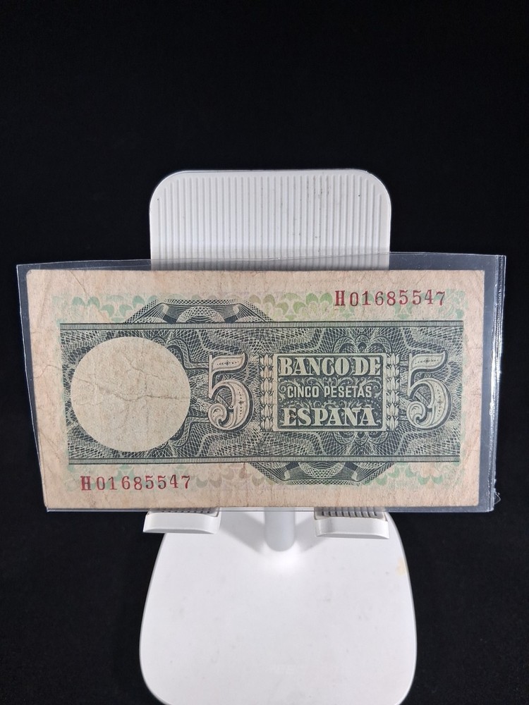 1948 SPAIN 5 PESETAS BANKNOTE