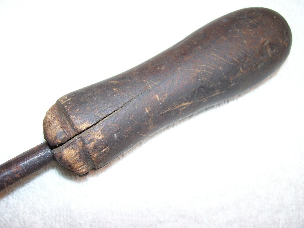 Soldering Iron, Antique Primitive Copper Head