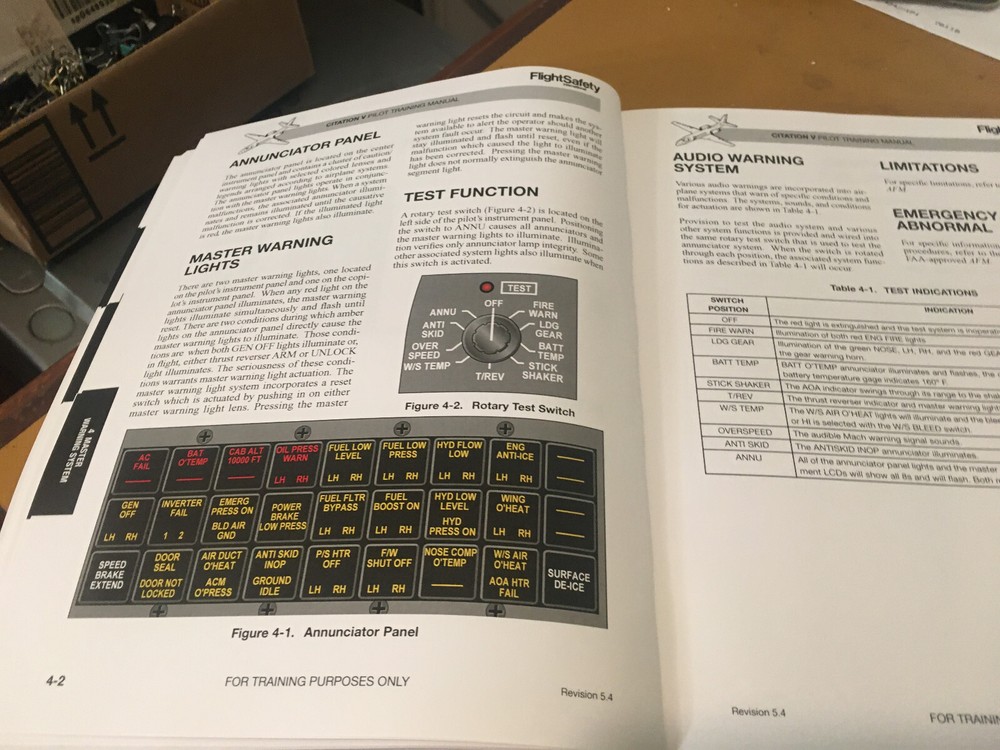 Cessna Citation V Pilot Training Manual