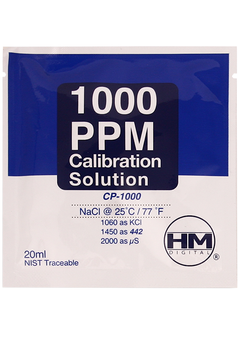 HM Digital 1000 PPM CP-1000 20ml calibration solution (1-pack)