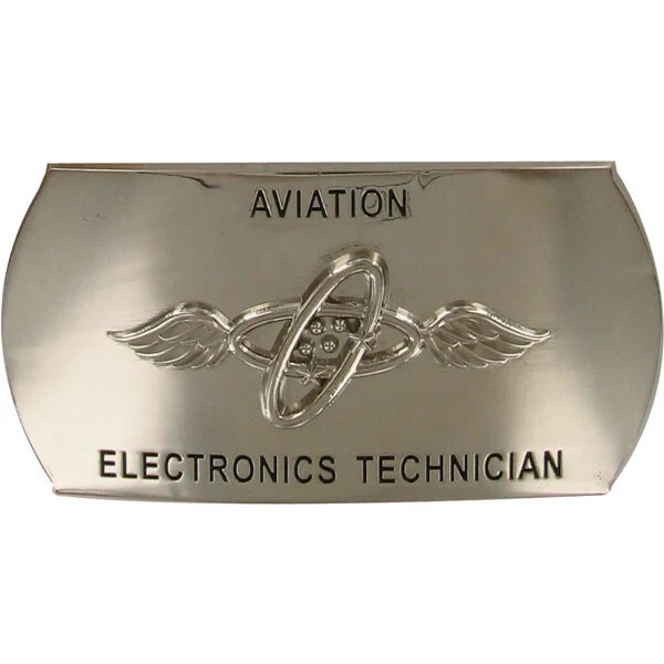 Navy Enlisted Belt Buckle Aviation Electronics Technician