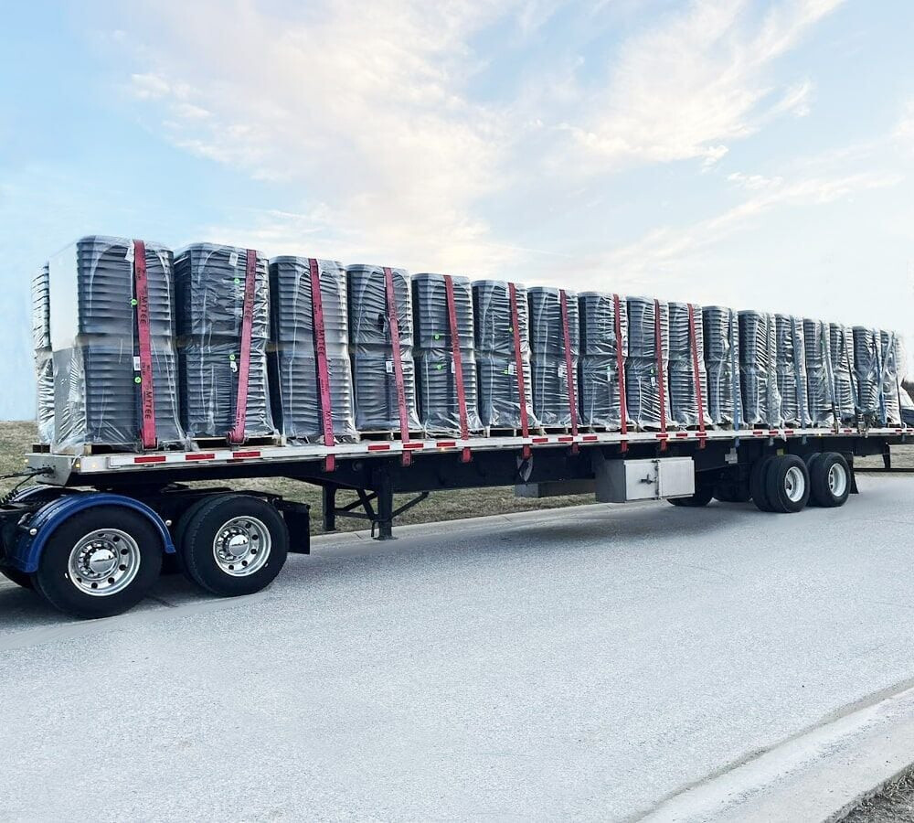 4 Pack 4"x40' Red Winch Straps w/ Flat Hook WLL 5400 # Cargo Control for Flat...