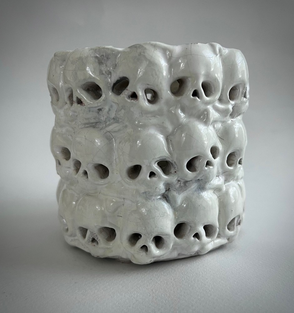 Skeletons Studio Pottery Vase
