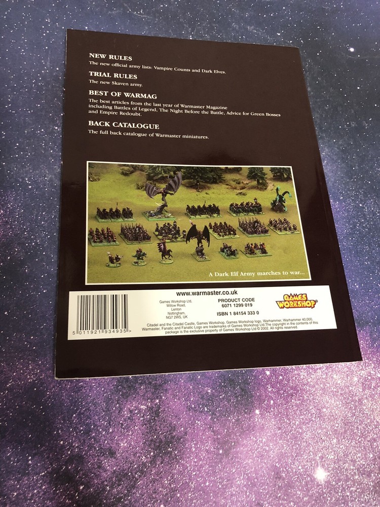 Warhammer Warmaster Annual 2003 Softcover War Master