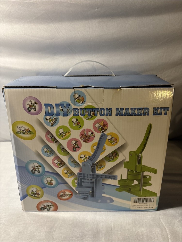 Button Maker Machine, 75Mm(3 Inch) DIY Pin Button Maker Press Machine Kit, Badge