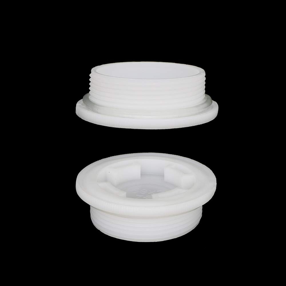 2" Bung Cap Fine Thread Plastic Drum Plug with Gasket for 55 Gallon Poly Drum...