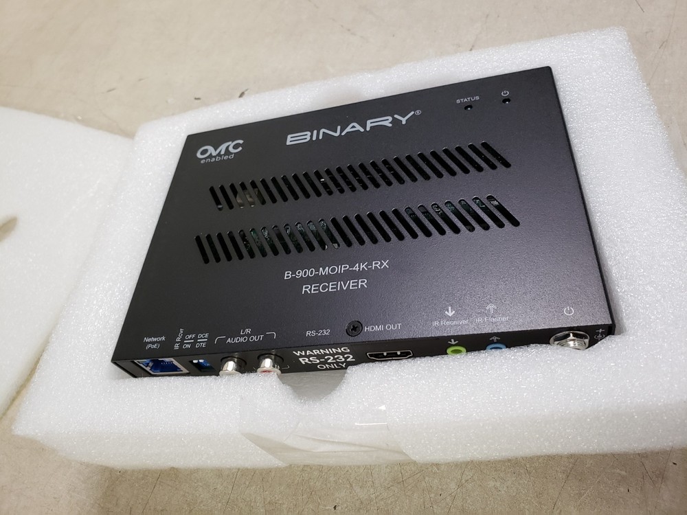 Binary 4K HDR RS-232 IR Control