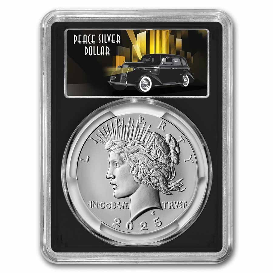 2025 Silver Peace Dollar MS-70 PCGS (AR, Black Label)