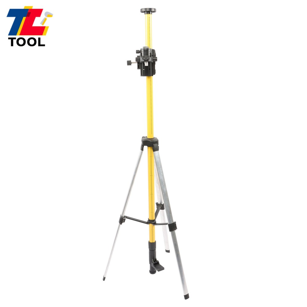 3.7M Laser Pole 12 Ft Laser Level Pole With Tripod Adjustable Telescoping