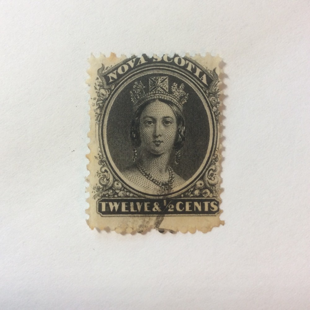 BroadviewStamps Canada Nova Scotia #13 used misperf