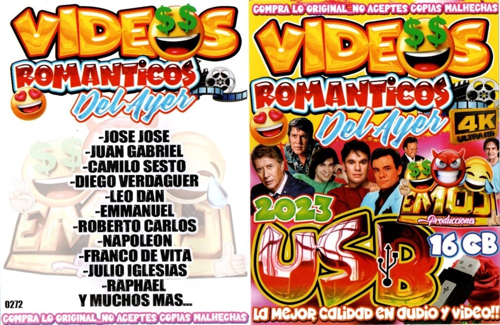 VIDEO MUSICALES MP4 EN USB