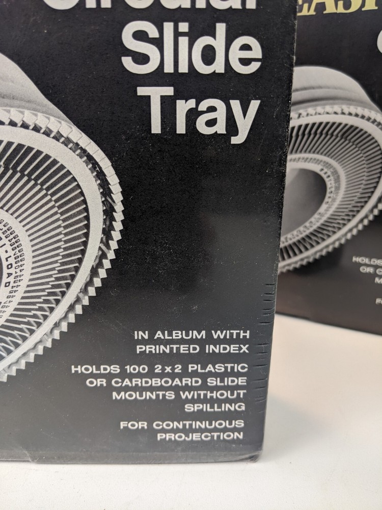 Slide Projector Circular Trays. Sears/GAF 2ea. Sears 9985, 1ea. GAF 6090-059 New
