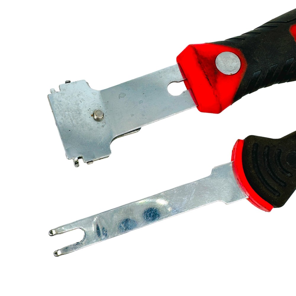 2 Pcs Assorted Extended Reach Razor Scraper and Trim Removal Tool