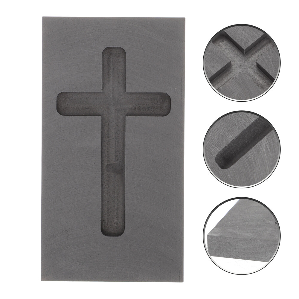 graphite melting molds 2x Mold Graphite Ingot Metal Casting Molds Graphite Mold