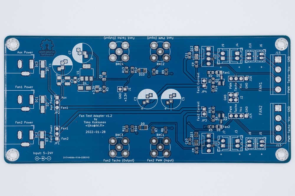 Fan Test Adapter [PCB Only]